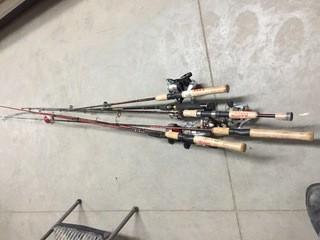 Lot of (6) Assorted Fishing Rods.