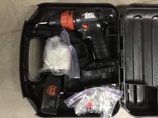 Black & Decker Cordless Drill with Battery.