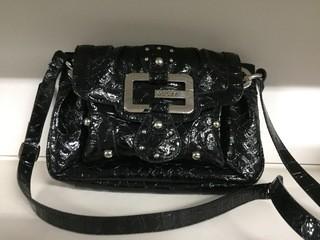 Guess Purse, Black/Silver.