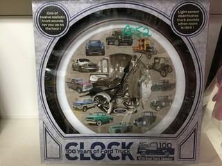 100 Years of Ford Trucks 13" Clock.