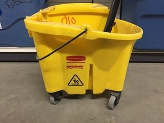 Rubbermaid Wheeled Commercial Mop Bucket.