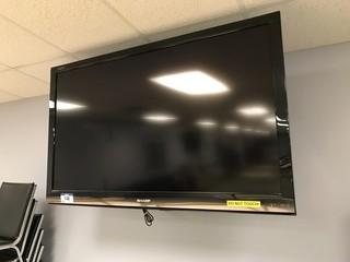 Sharp 60" Flat Screen TV w/ Wall Mount.