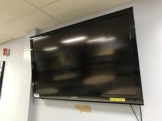 Sharp 60" Flat Screen TV w/ Wall Mount.