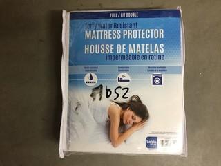 Terry Water Resistant Full Mattress Cover.