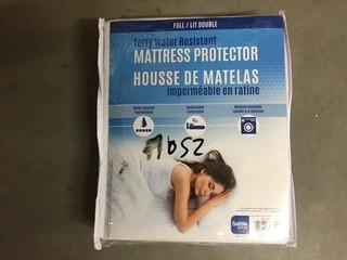 Terry Water Resistant Full Mattress Cover.