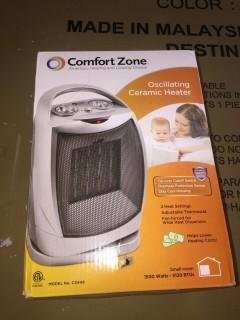 Comfort Zone Oscillating Ceramic Heater.