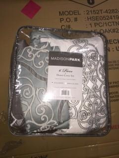 Madison Park 6 Piece Duvet Cover Set Full/Queen.