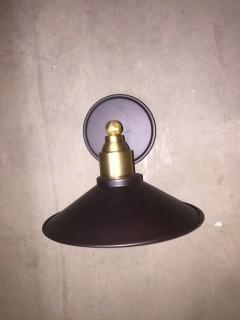 Meridian Lite Trends Oil Rubbed Bronze with Brass Accents Sconce.