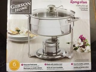 Gibson Home 6 Piece Chafing Dish.