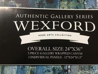 Wexford 3 Piece Canvas Set, 24" x 36".