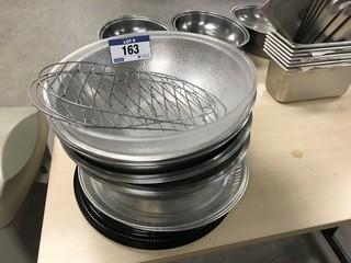 Lot of Asst. Mixing Bowls and Serving Trays.