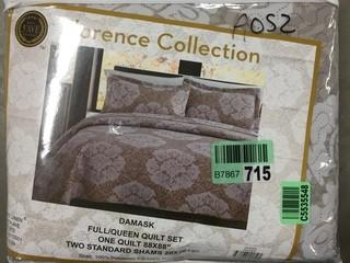 3 Piece Full/Queen Quilt Set.