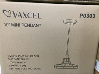 Vaxcel 10" Mini Pendant Light.