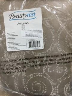 Lot of (4) Beautyrest Avignon Mink 52" x 63" Curtain Panels.