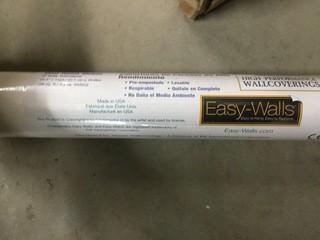 Lot of (4) Rolls of Wall Paper, Each Covers 56.38 Square Feet.