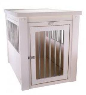 Habitat n' Home Dog Crate with Stainless Steel Spindles, Medium 30" (W) x 21"(D) x 25"(H), Unknown Color.