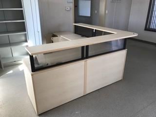 L-Shaped Reception Desk