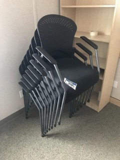 Lot of 8 Stacking Chairs.