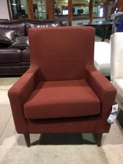 Rust Coloured Arm Chair.