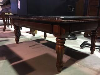 Marble Top Coffee Table, 19"H x 47 1/2"W x 32"D.