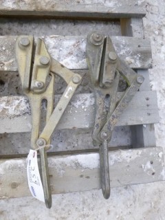 (2) Klein 0.74-0.86in 8000lb Cap. Cable Pullers