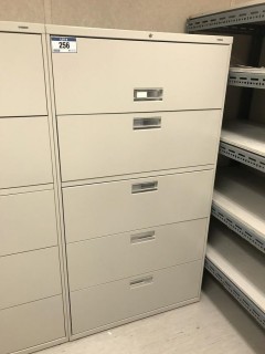 5-drawer Lateral Filing Cabinet.
