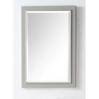 White Framed Mirror 24 x 36".