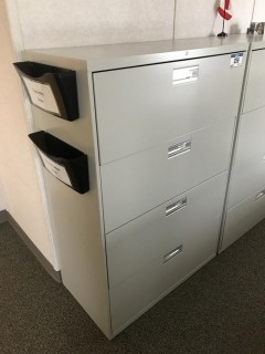 4-drawer Vertical Filing Cabinet.