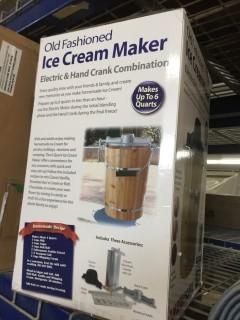 Old Fashioned Ice Cream Maker.