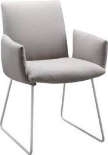 Evora Arm Chair Light Grey.