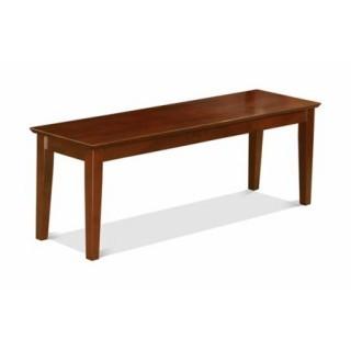 Capri Bench With Wood Seat.