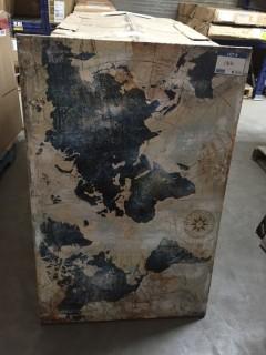 26" x 40" Canvas Art of World.