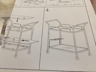 Chrome Bar Cart on Wheels. 