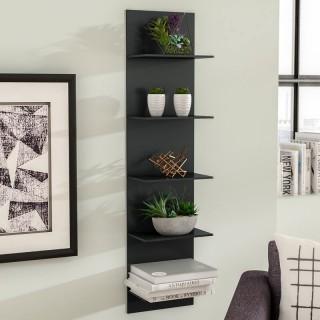 Black Column Wall Shelf.