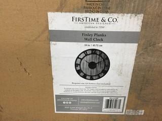 Union Rustic Danbrook Planks 18" Wall Clock.