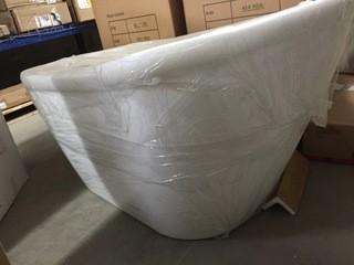 Freestanding Bathtub, 55" Long.