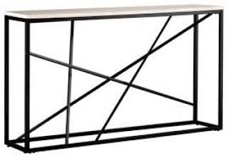 SEI Faux Marble Console Table.