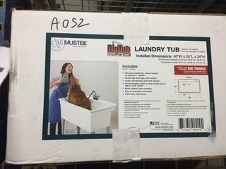 40" x 24" x 34" Laundry Tub.