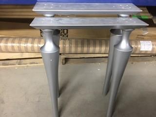 Set of Silver Table/Console/Vanity Legs.