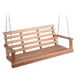 4' Flat Oak Porch Swing.