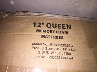 Angeland Furinno Memory Foam Mattress 12" Queen.