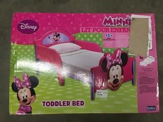 Disney Minnie Mouse Toddler Bed.