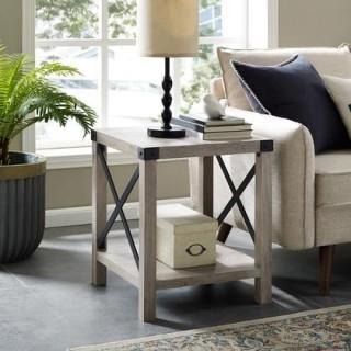 Walker Edison 18" Metal "X" Side Table.