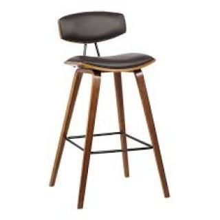 Armen Living 26" Brown Barstool.