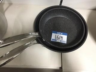 Lot of (2) Heritage Rock Frying Pans.