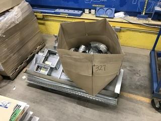 Lot of Asst. HVAC Elbows and Sheet Metal Ducting.