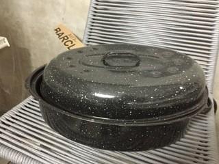 Granite Ware Oval Roasting Pan.