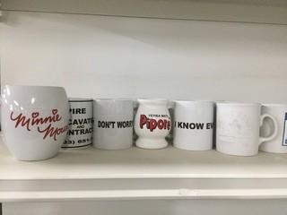 Lot of Assorted Mugs.