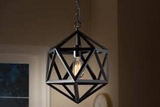 Williston Forge Arkadelphia 1 Light Geometric Pendant Light.