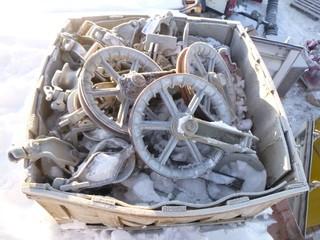 Qty Of Assorted Size Cable Pulleys